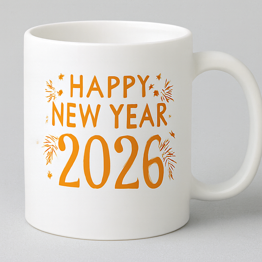 Neujahrs-Tasse – Festlich personalisiert für den perfekten Start ins Jahr